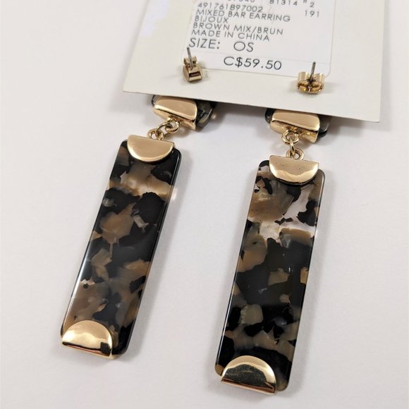 Club Monaco Mixed Bar Earring - Picture 3 of 4